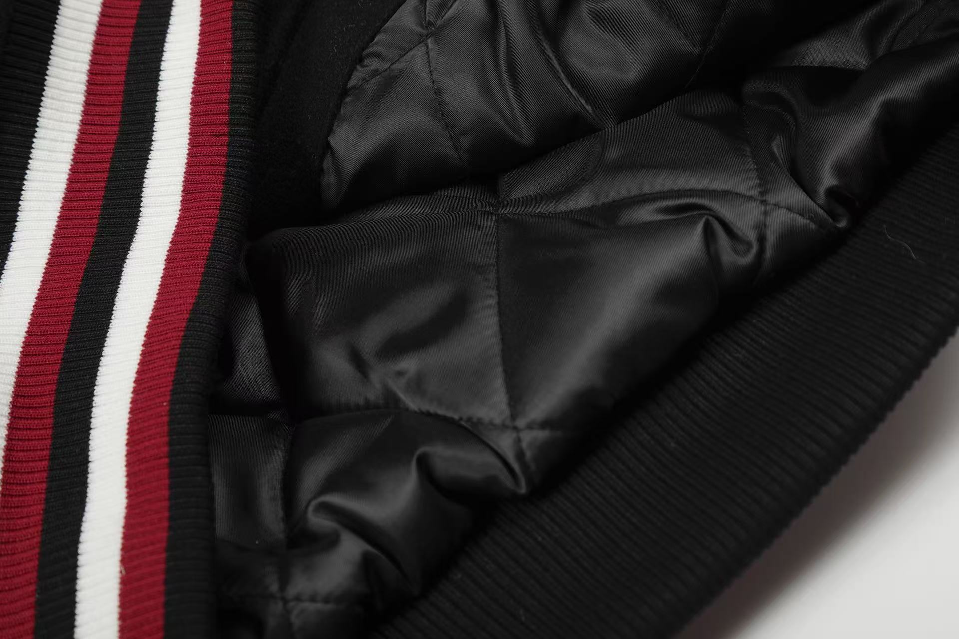 Vintage embroidered baseball jacket