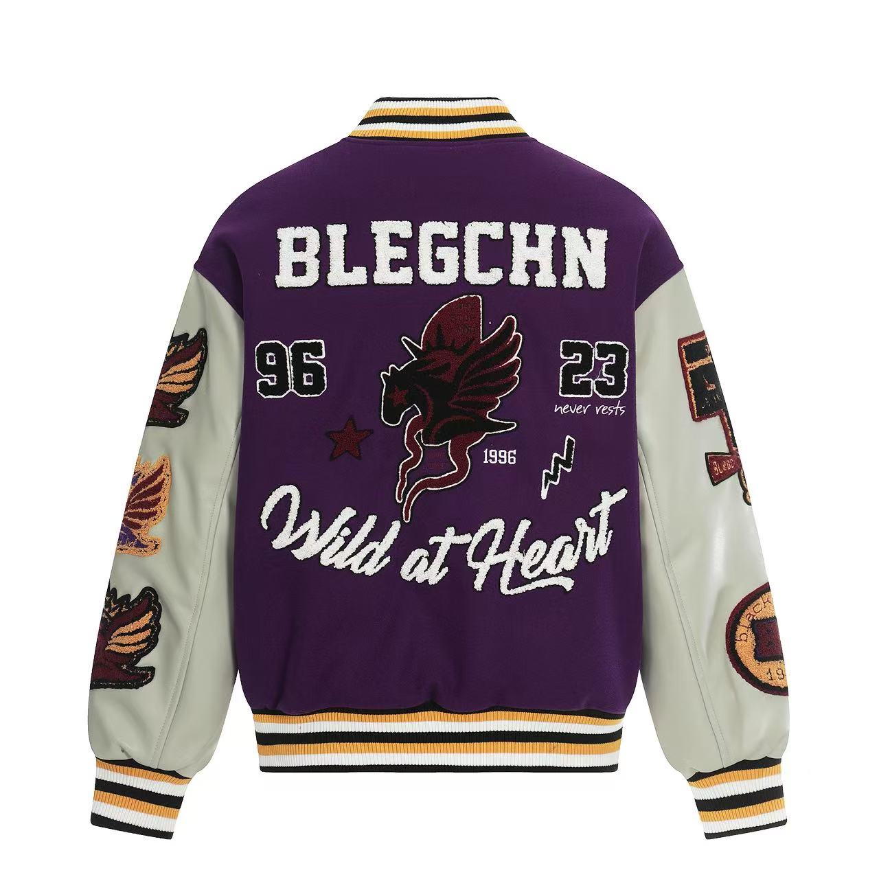 Vintage embroidered baseball jacket