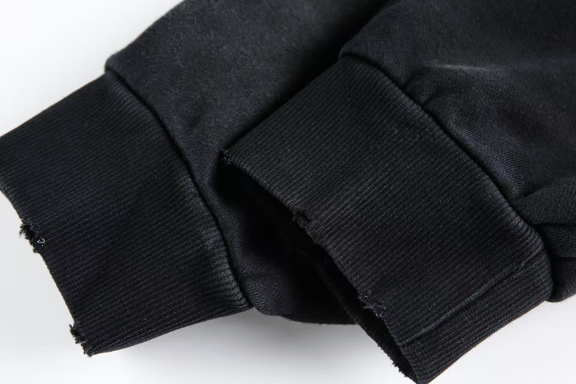 Wasteland Style Dirty Washed Zip-Up Hoodie