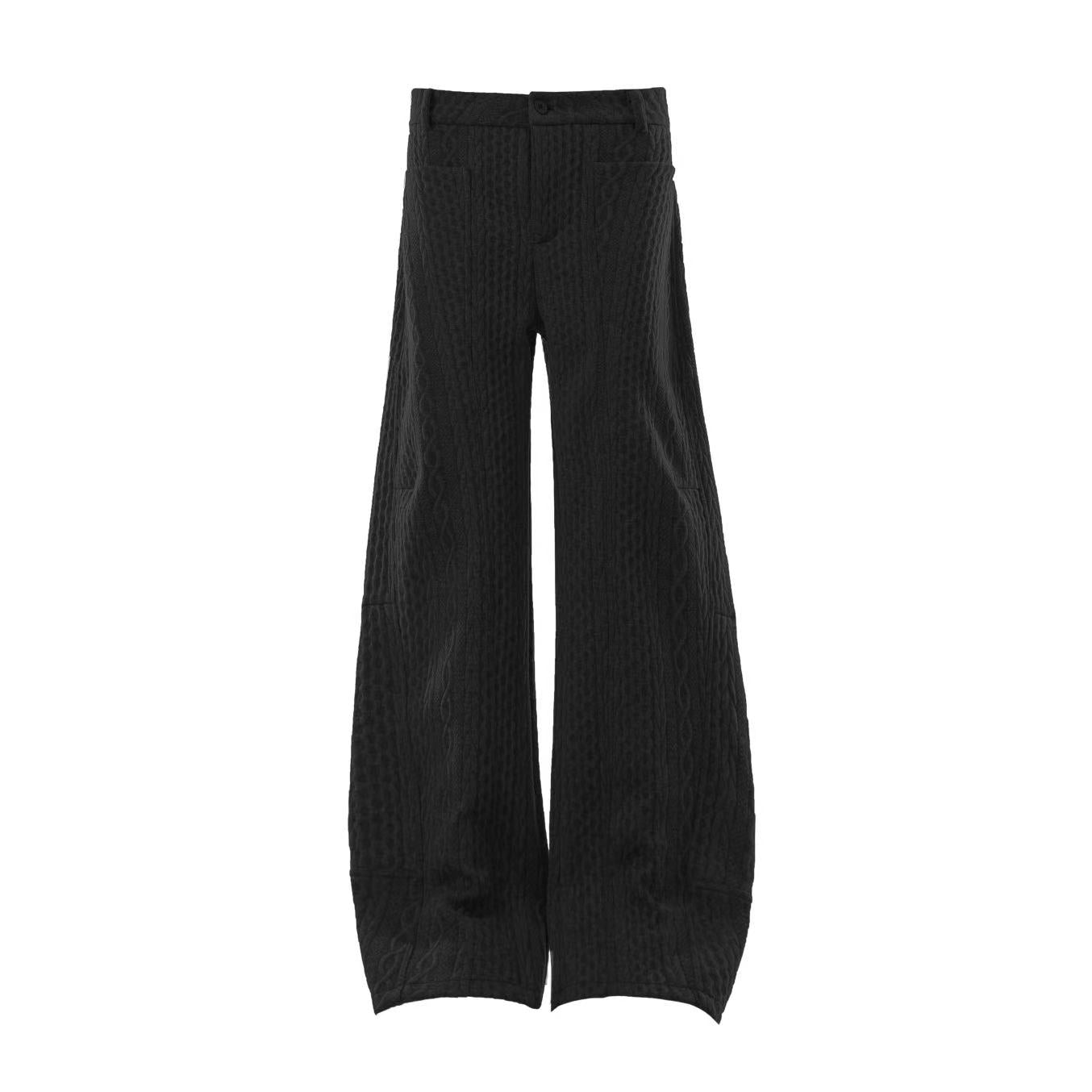 Clean-Fit Fleece-Lined Wide-Leg Pants