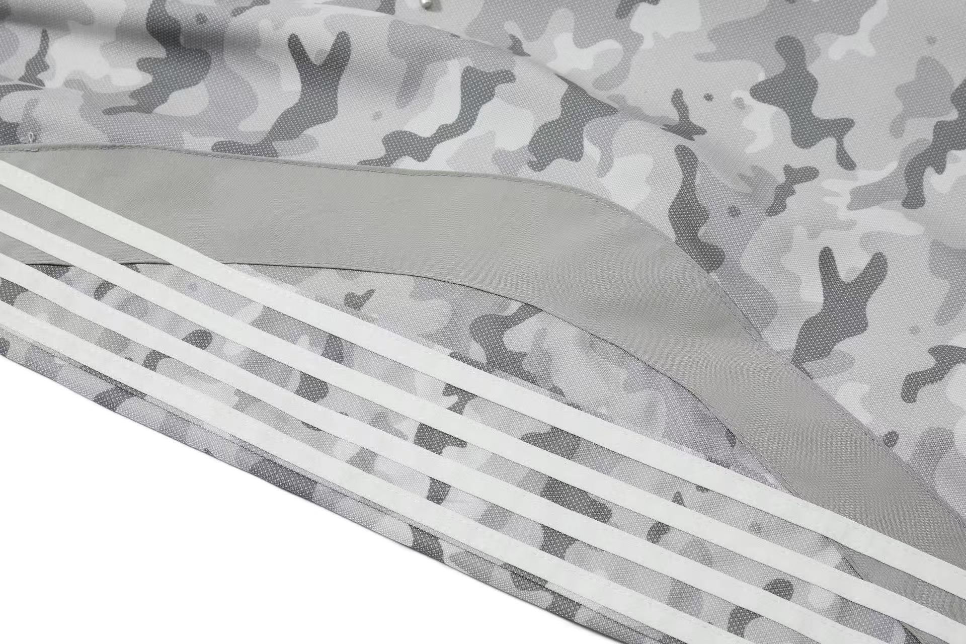 Camo Fleece-LinedFaux-Two Piece Wide-Leg Sweatpants