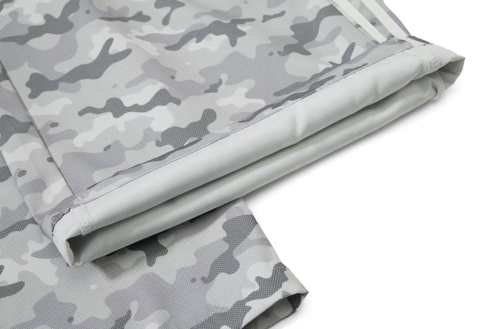 Camo Fleece-LinedFaux-Two Piece Wide-Leg Sweatpants