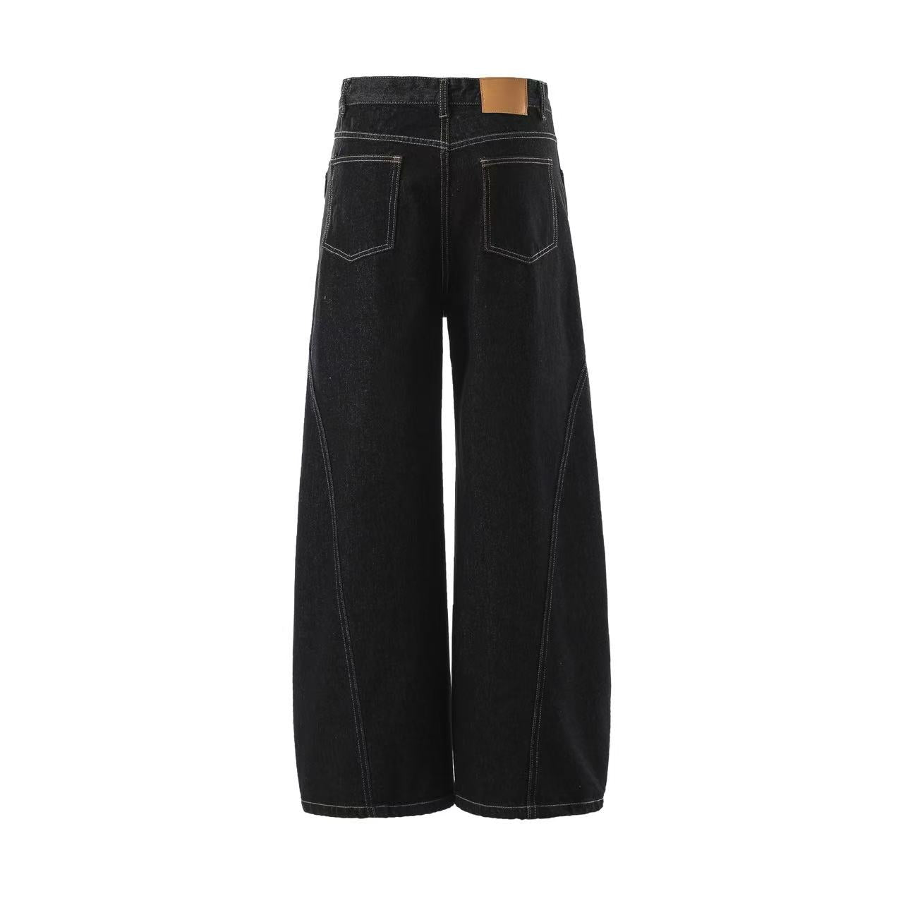 Clean-Fit Wide-Leg Jeans