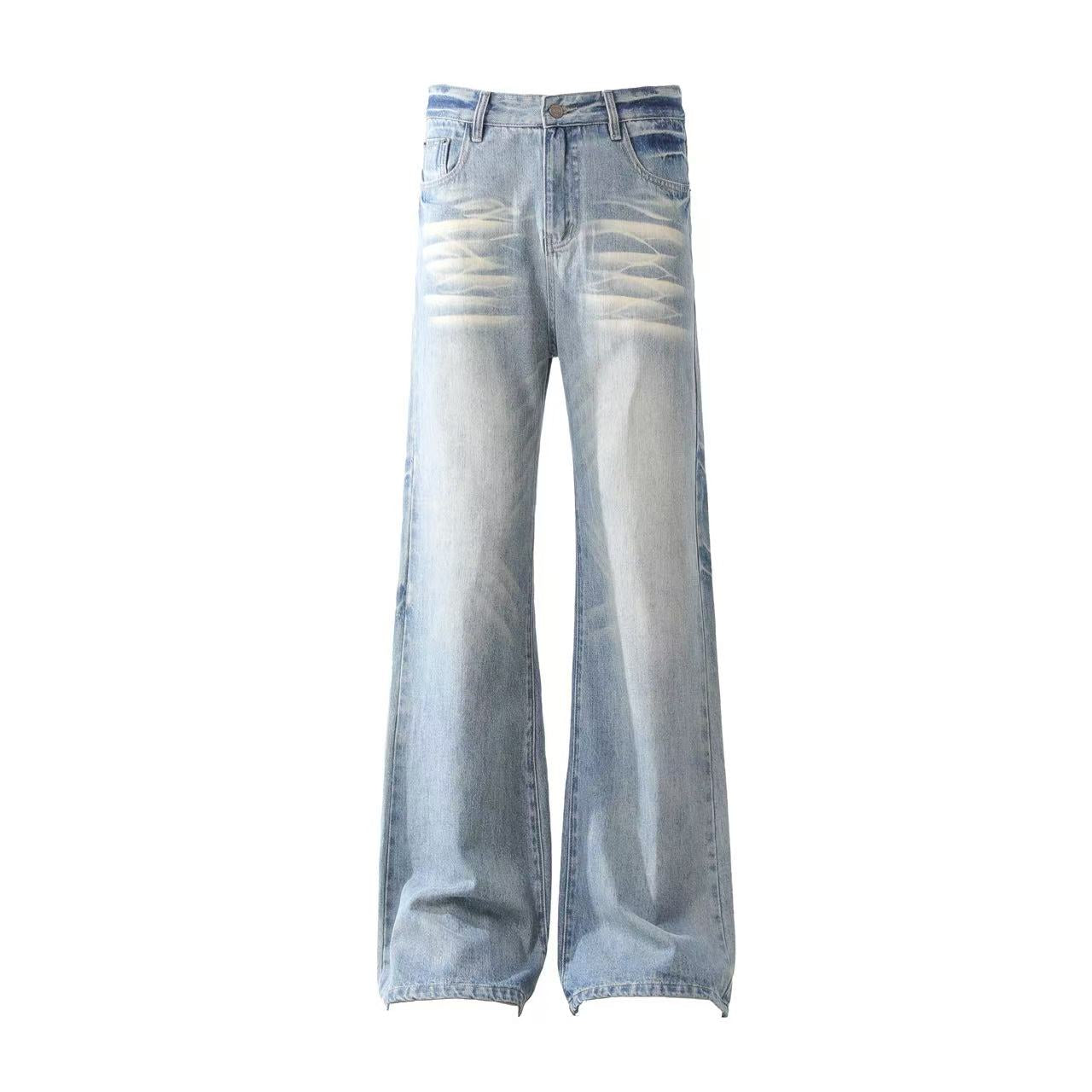 Clean Fit Straight-Leg Jeans