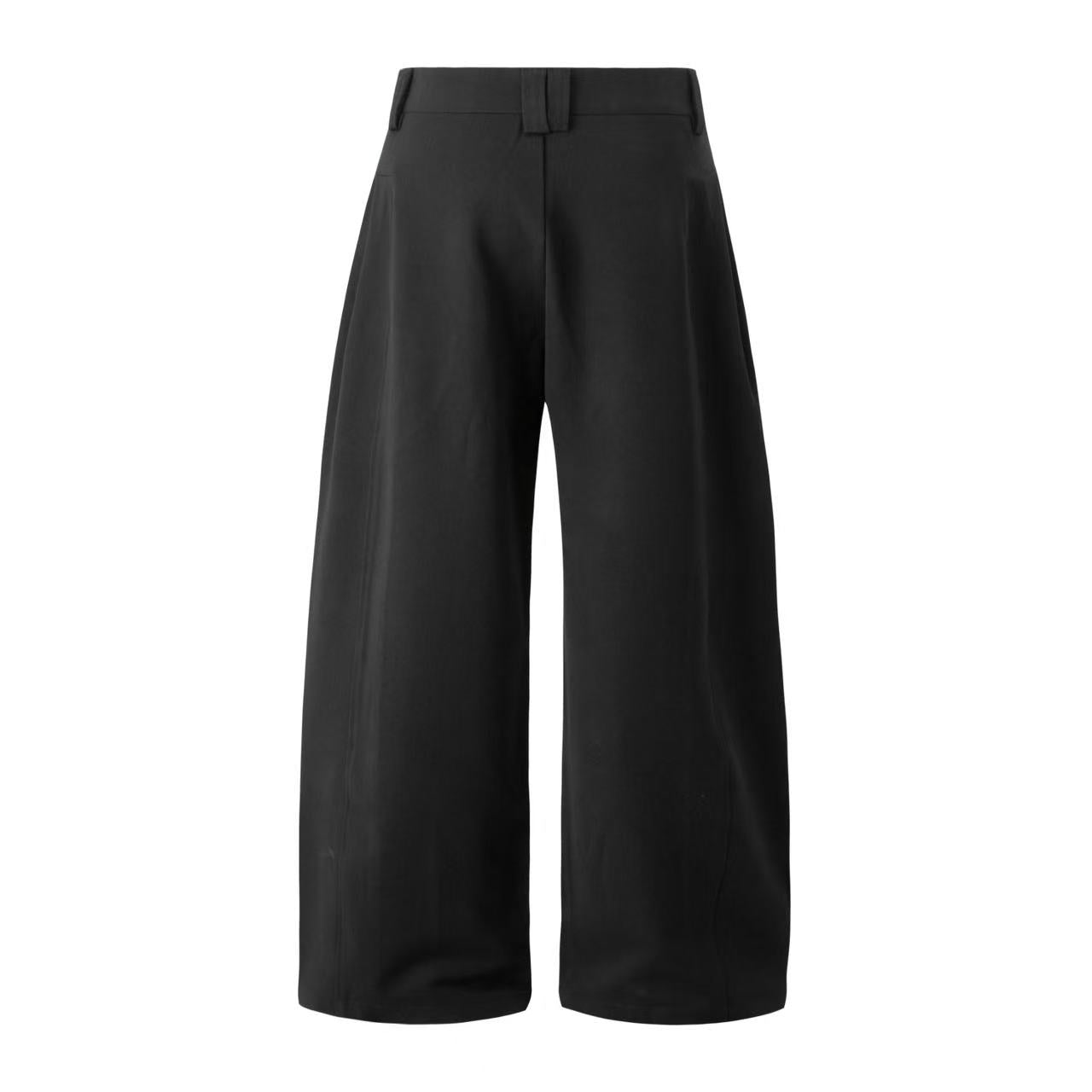 Clean Fit Wide-Leg Suit Pants
