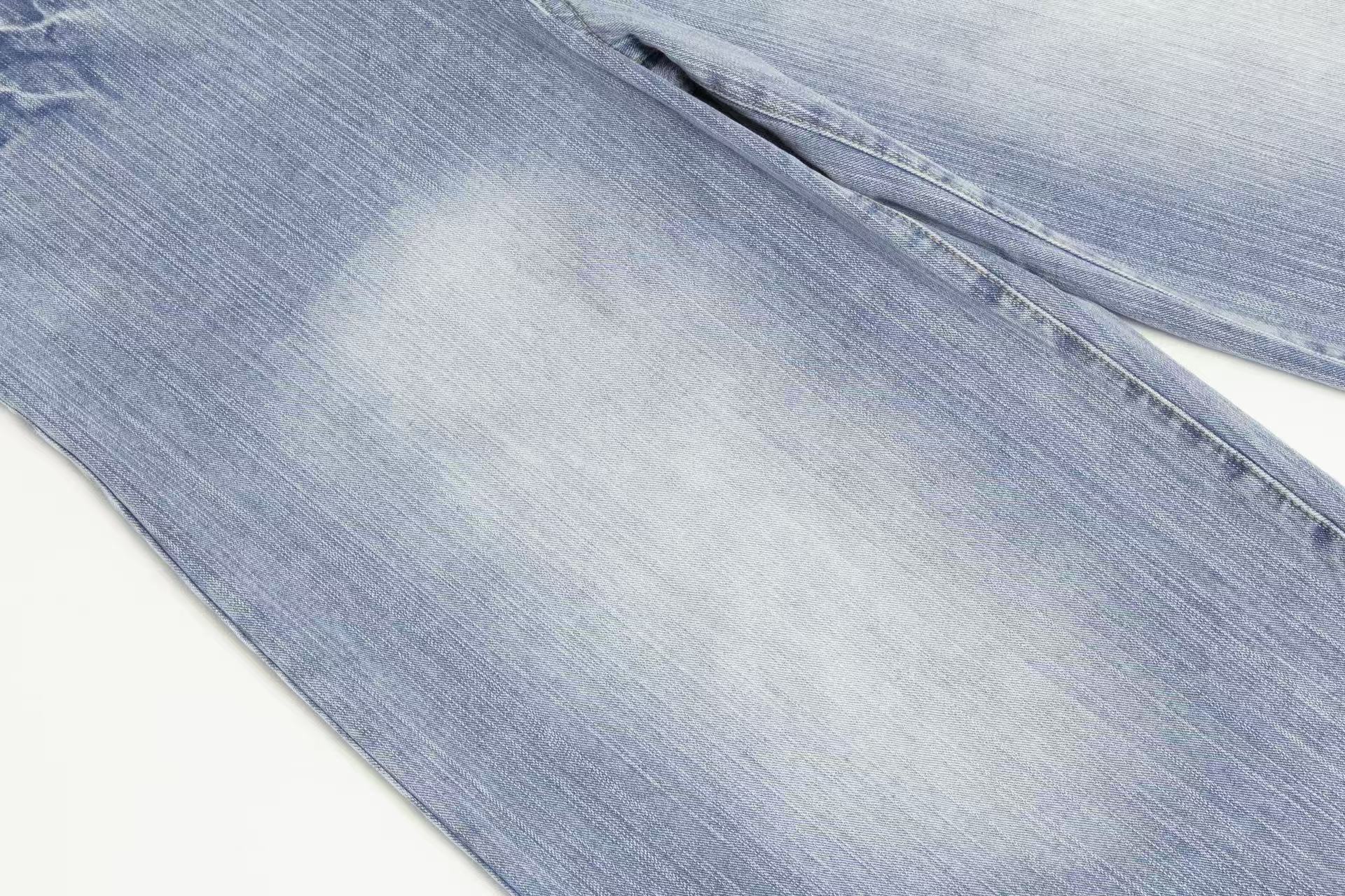 Street Style Washed Wide-Leg Jeans