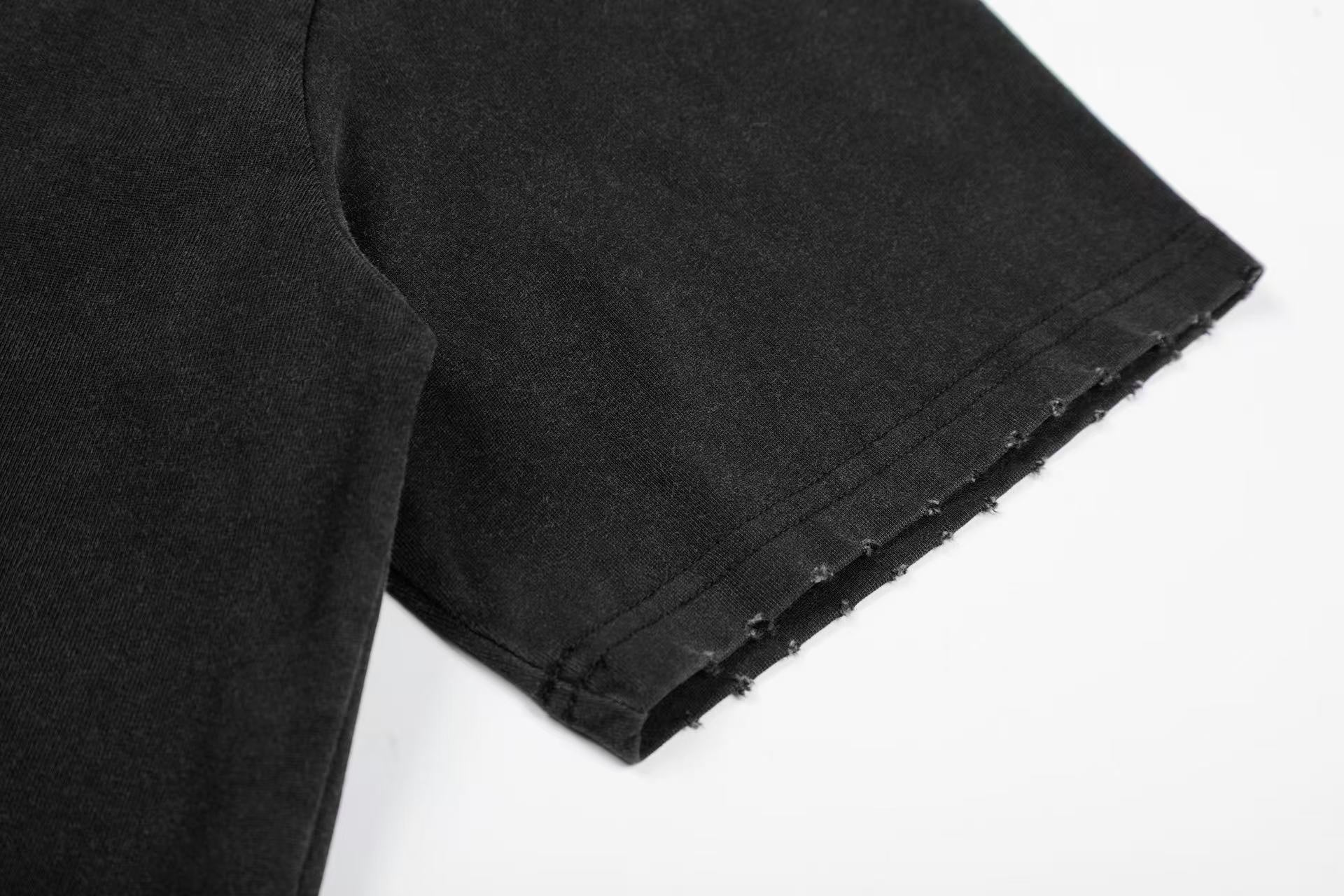 Streetwear Rock Print Short Sleeve