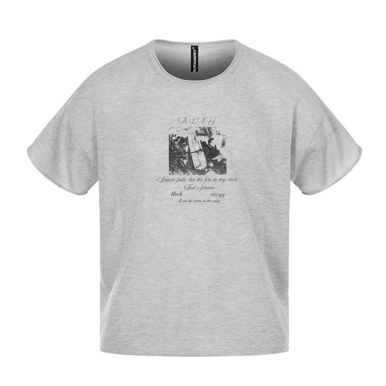 Streetwear Print Short Sleeve