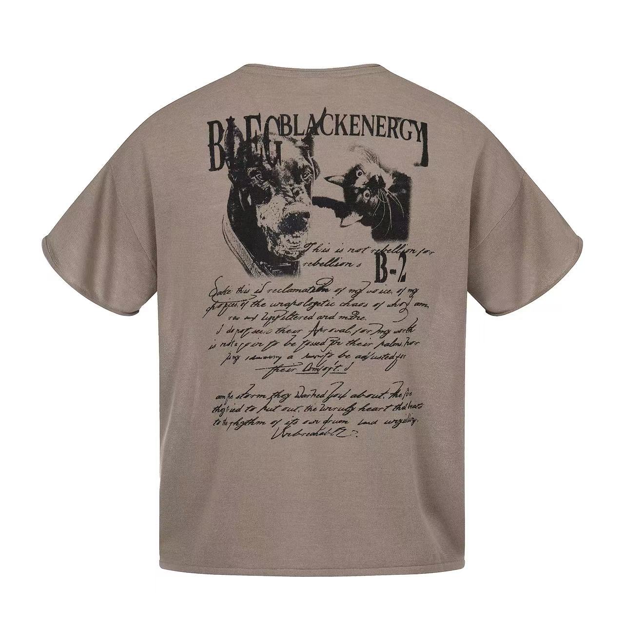 Streetwear Print Short Sleeve
