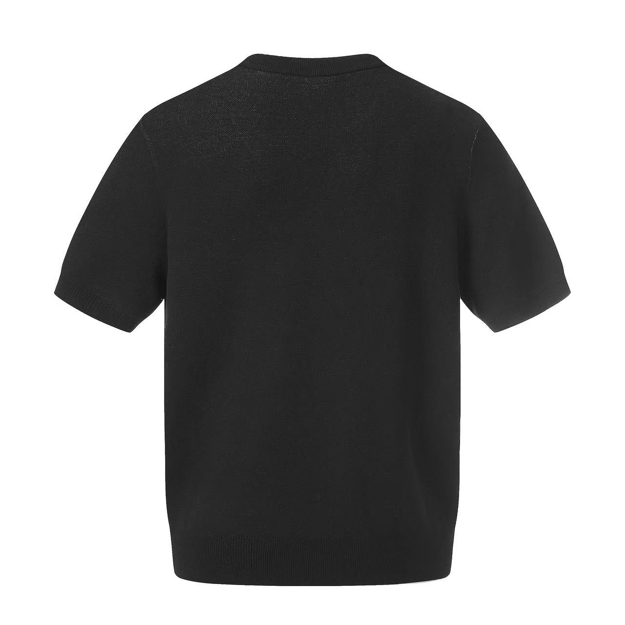 Vintage Skull Cross Knit T-Shirt