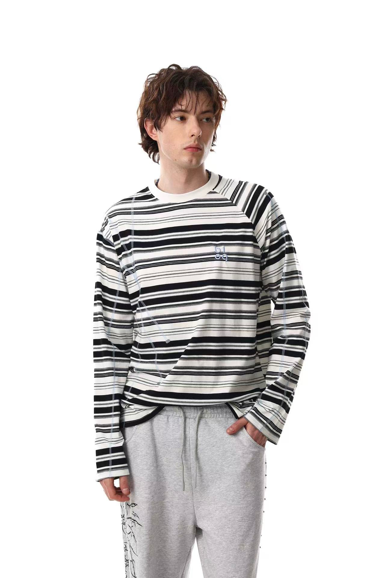 Streetwear Striped Long Sleeve