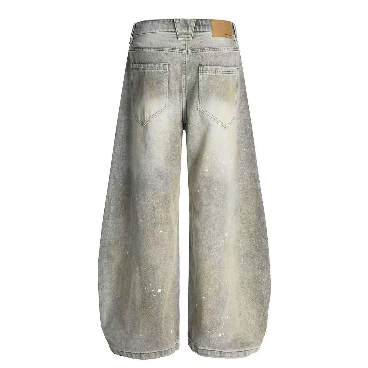Vintage Washed Ripped Distressed Baggy Jeans
