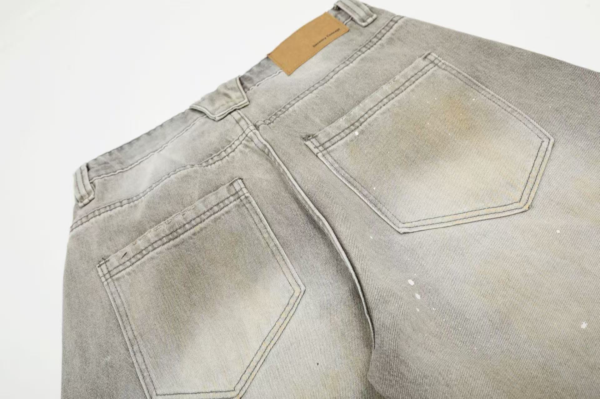 Vintage Washed Ripped Distressed Baggy Jeans