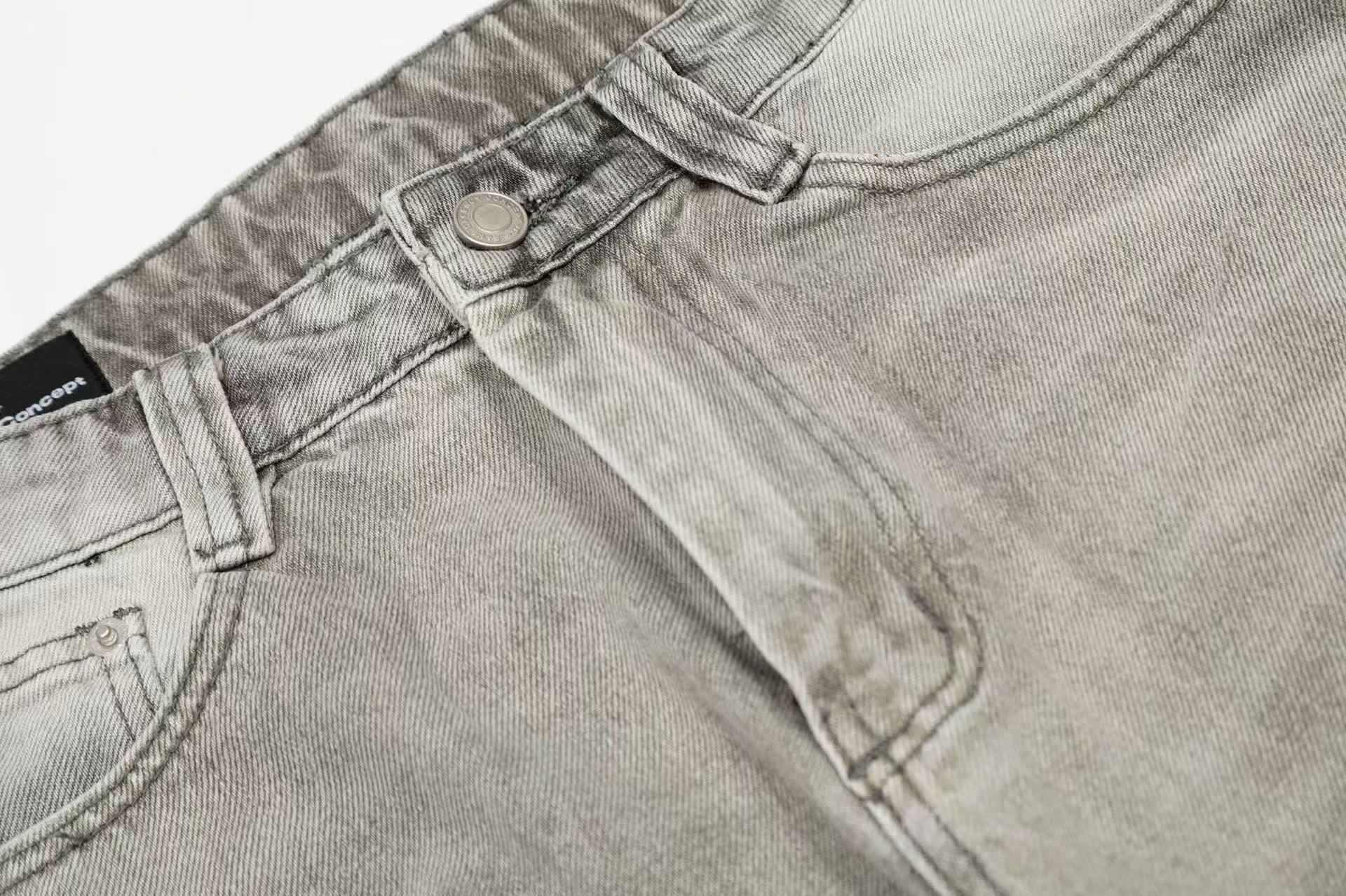 Vintage Washed Ripped Distressed Baggy Jeans