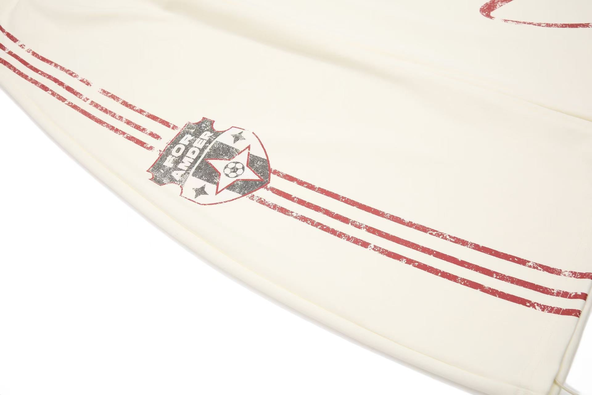 Hip-Hop Style Washed Letter Print Wide Leg Sweatpants