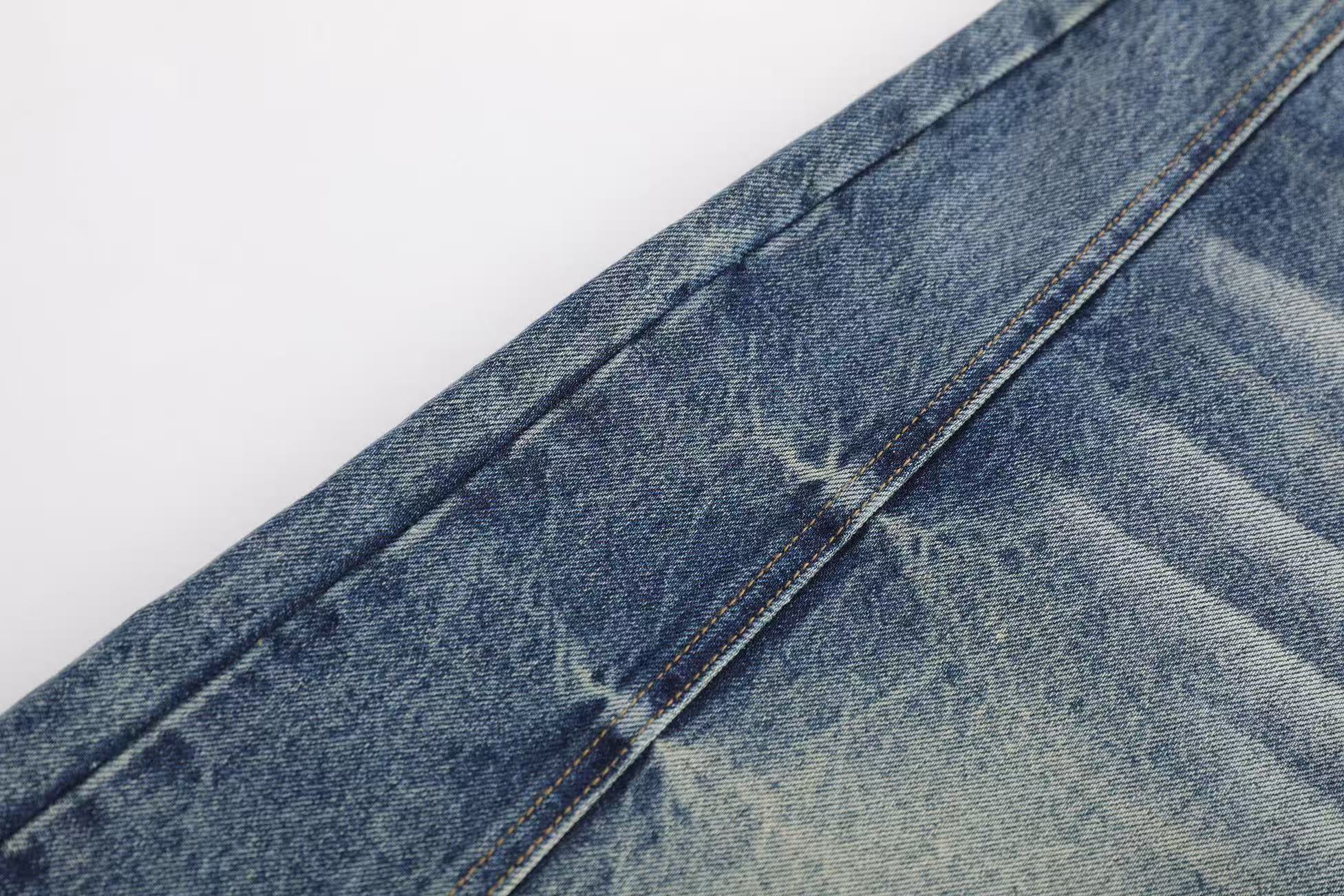 Vintage Wide-Leg Knee-Length Jorts