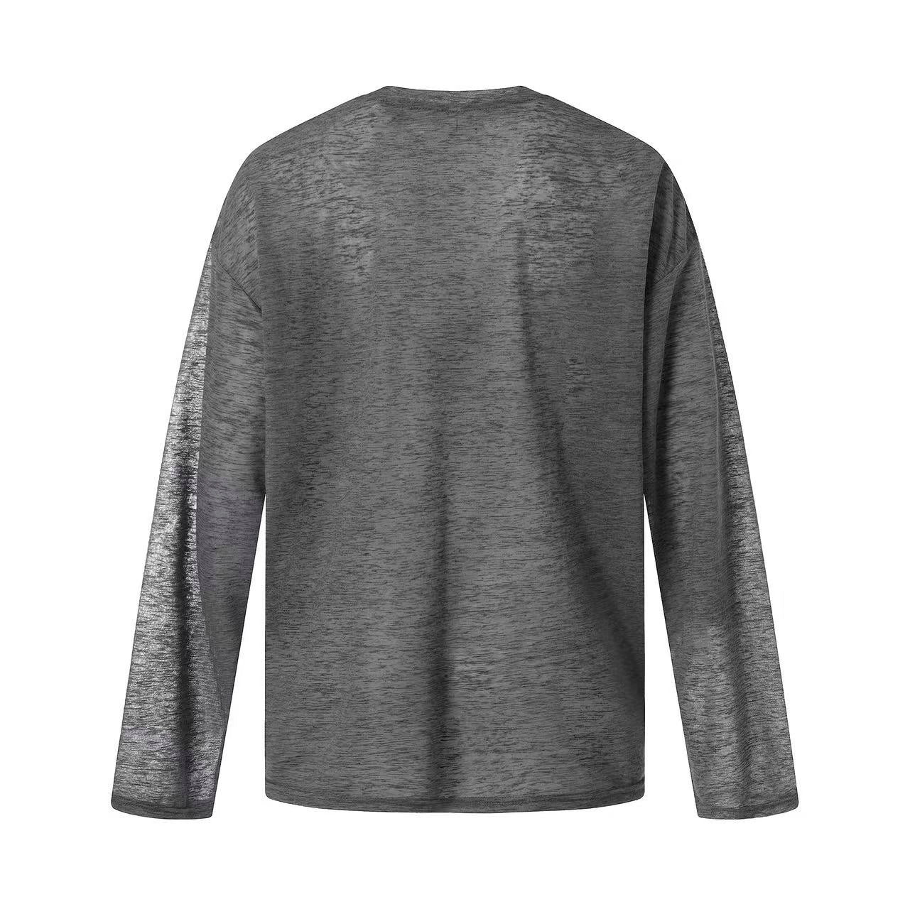 Vintage Baroque Graphic Sheer Long Sleeve