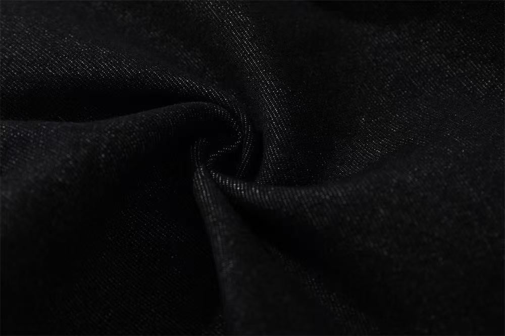 Contrast Stitch Wide-Leg Jorts