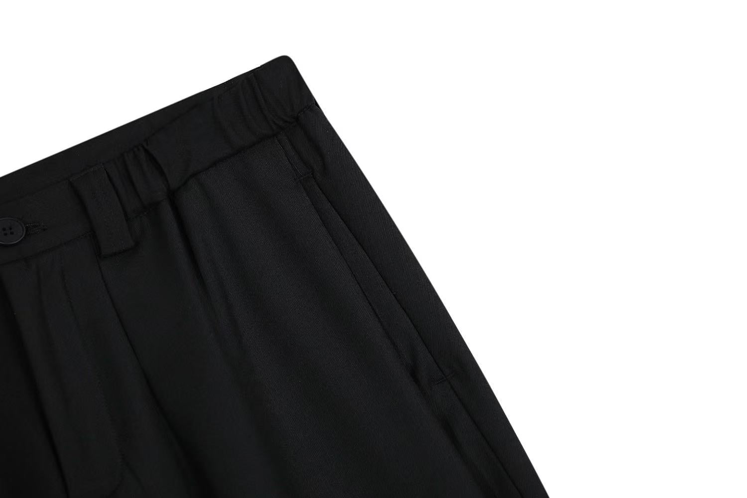 Streetwear Clean-Fit Wide-Leg Shorts