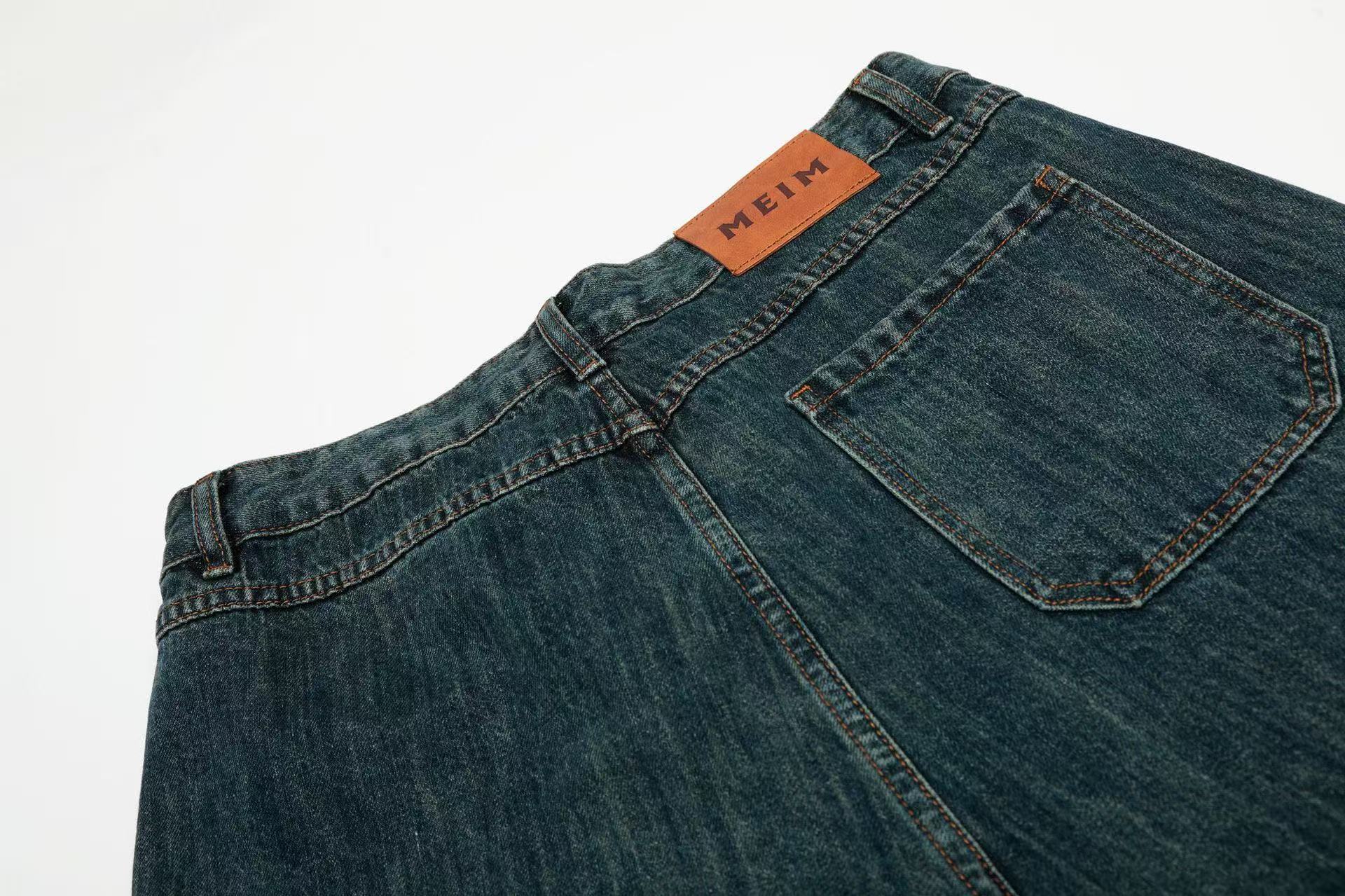 Vintage Washed Wide-Leg Jorts