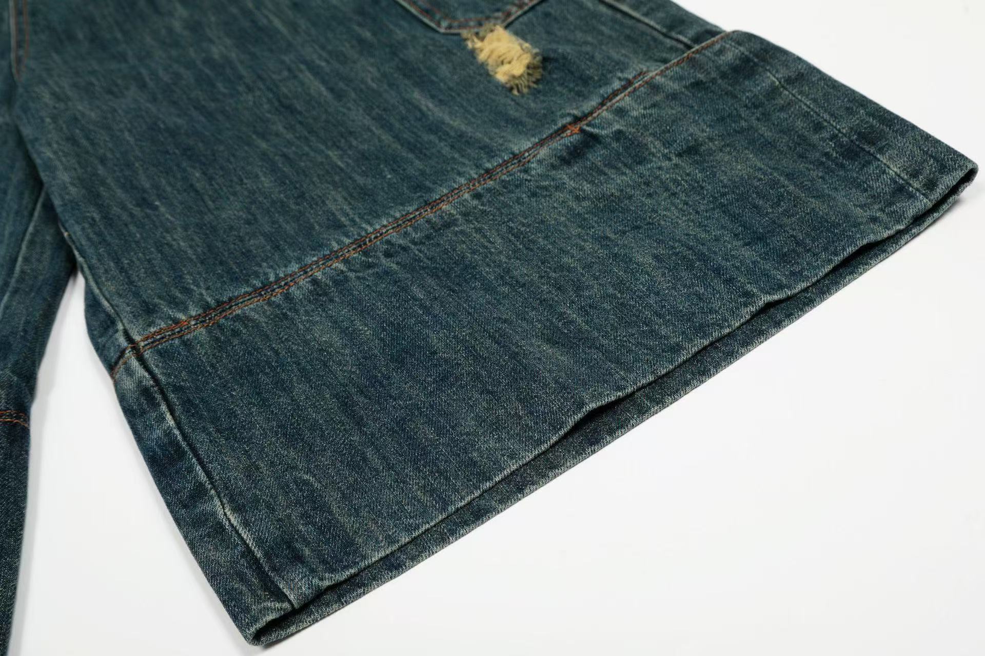 Vintage Washed Wide-Leg Jorts