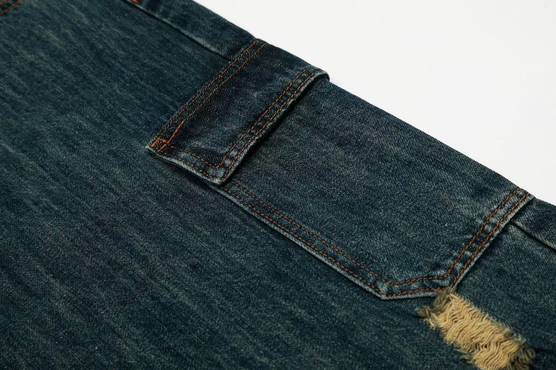 Vintage Washed Wide-Leg Jorts