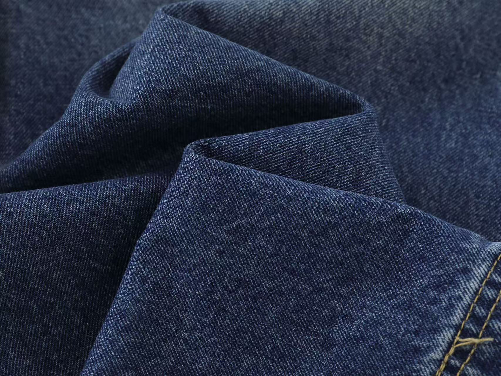 Distressed Vintage Patchwork Wide-Leg Jorts