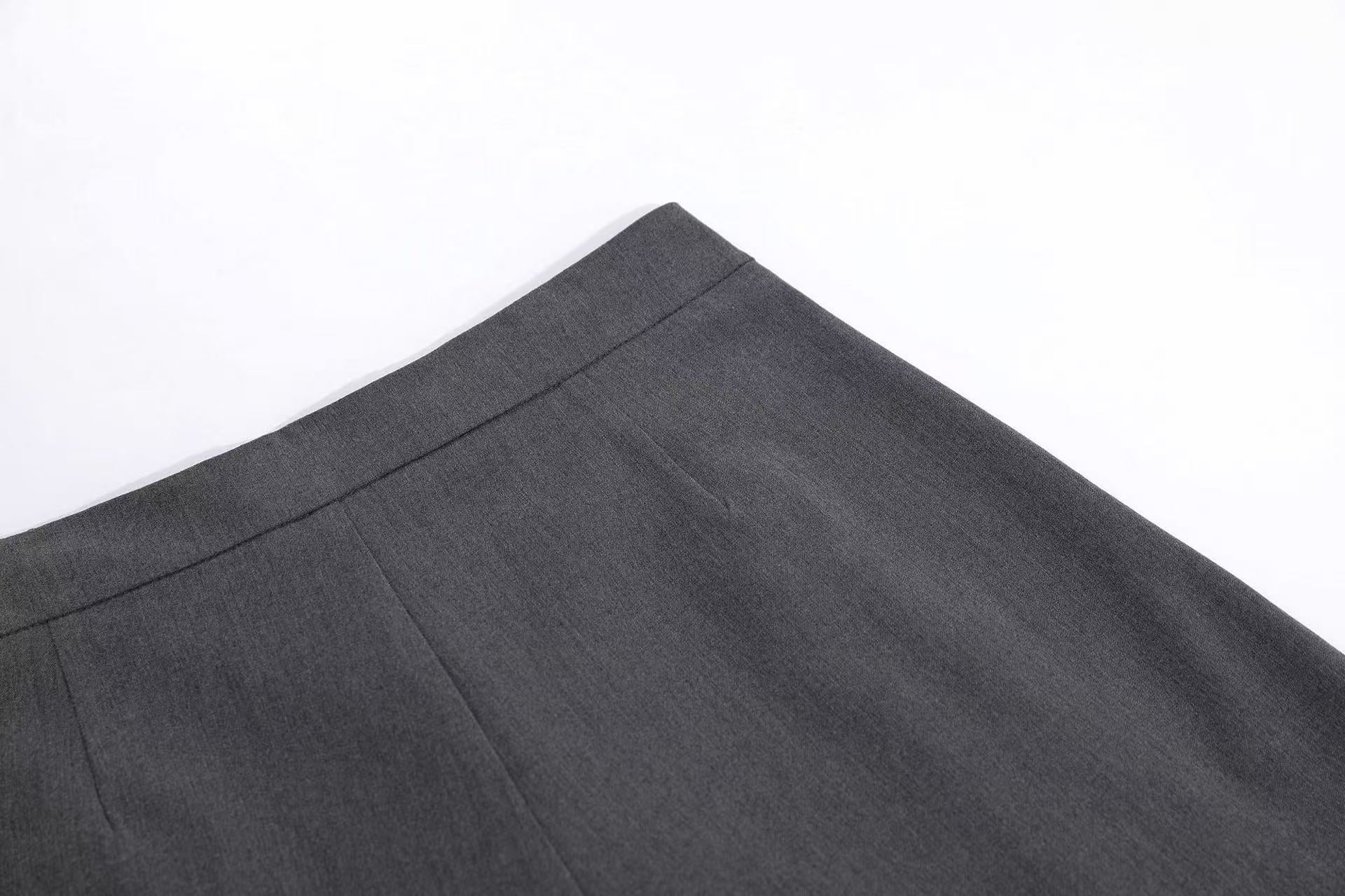 Wrap Front Pleated Wide-Leg Shorts