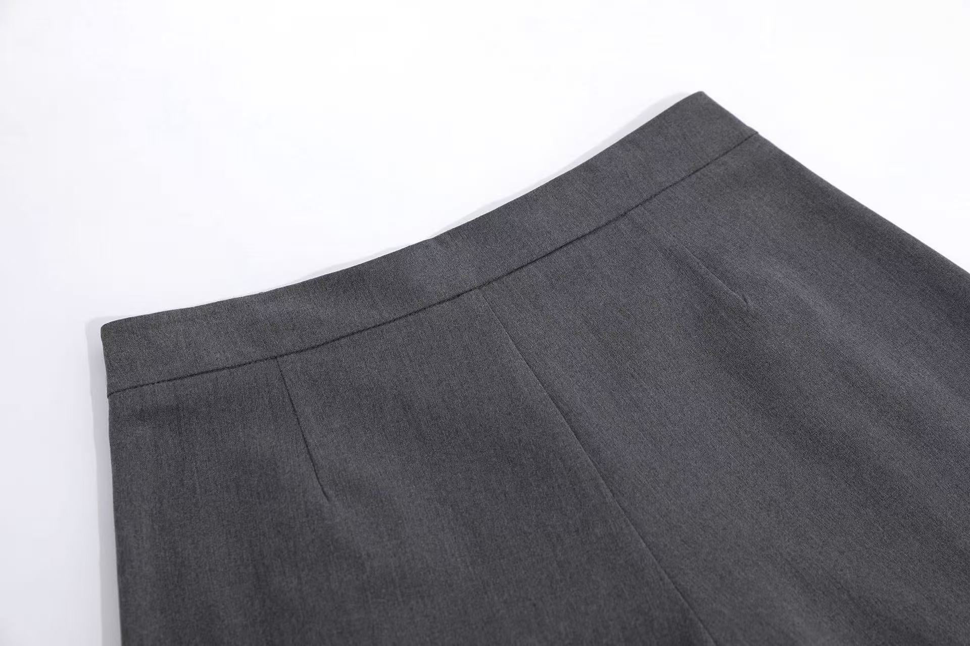 Wrap Front Pleated Wide-Leg Shorts