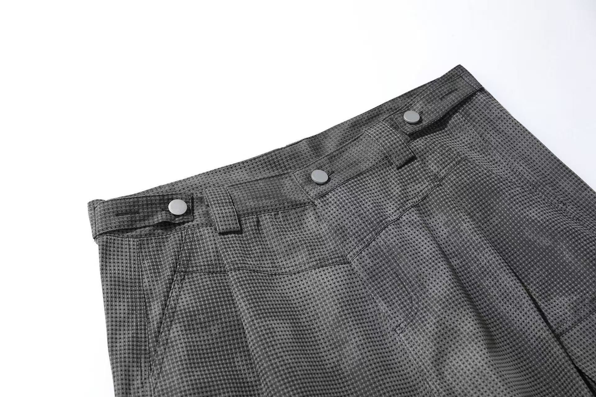Streetwear Baggy Wide-Leg Cargo Jorts
