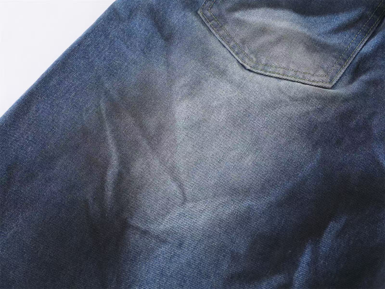 Distressed Vintage Washed Baggy Wide-Leg Jorts