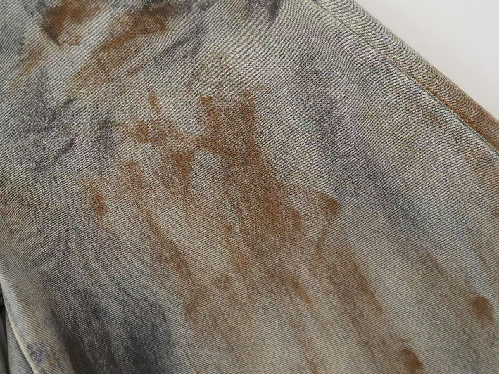 Wasteland Dirt Washed Wide-Leg Jorts