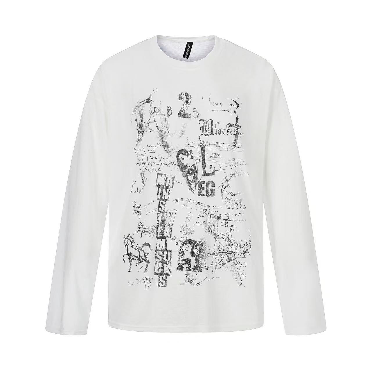 Streetwear Print Long Sleeve