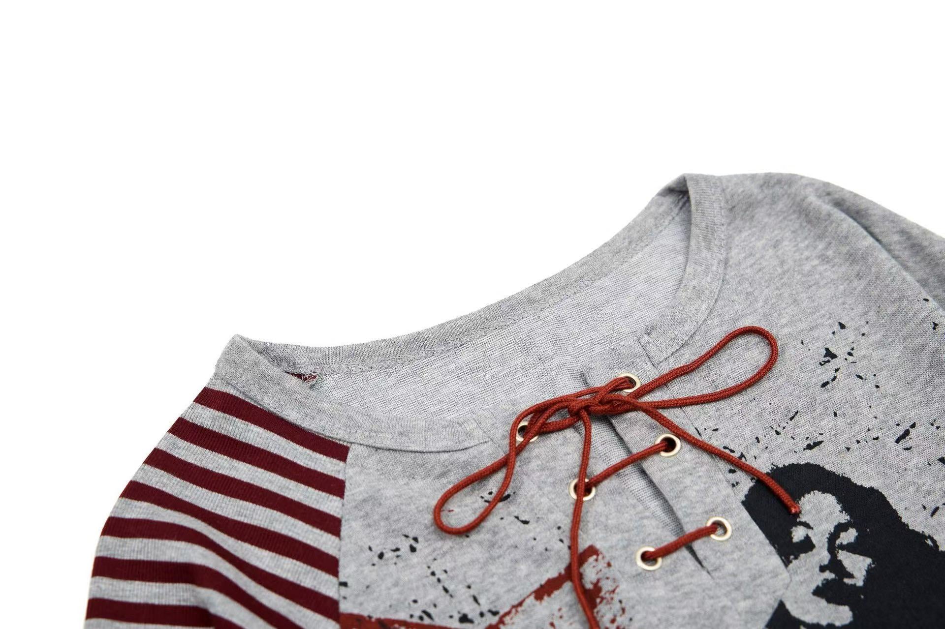 Faux Two-piece Y2K Punk Long Sleeve