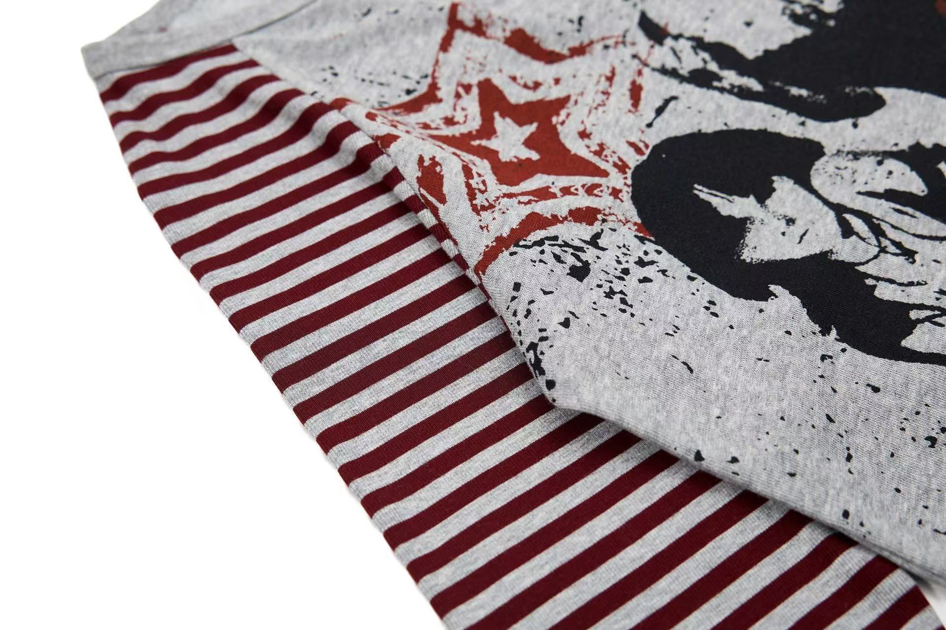 Faux Two-piece Y2K Punk Long Sleeve