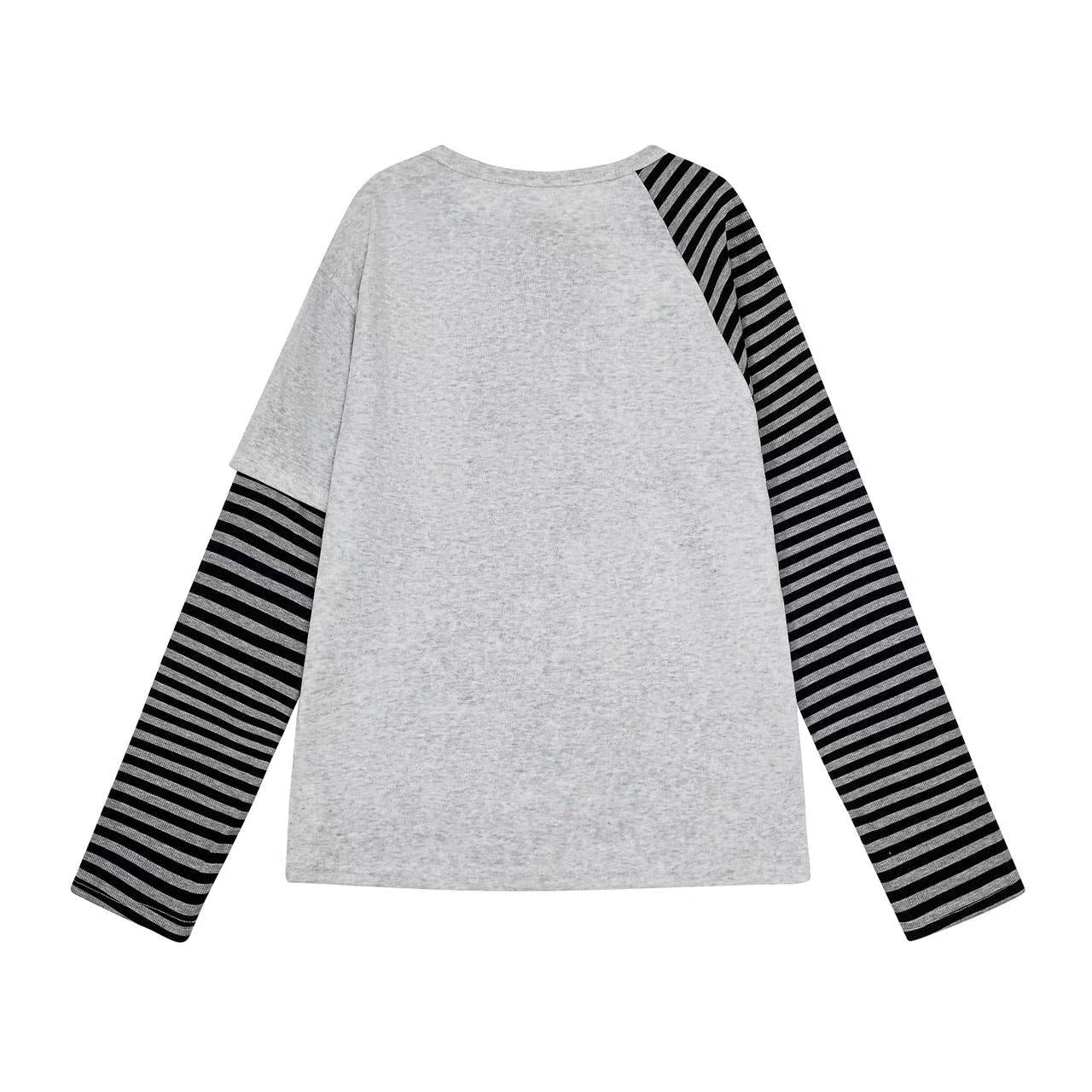 Faux Two-piece Y2K Punk Long Sleeve
