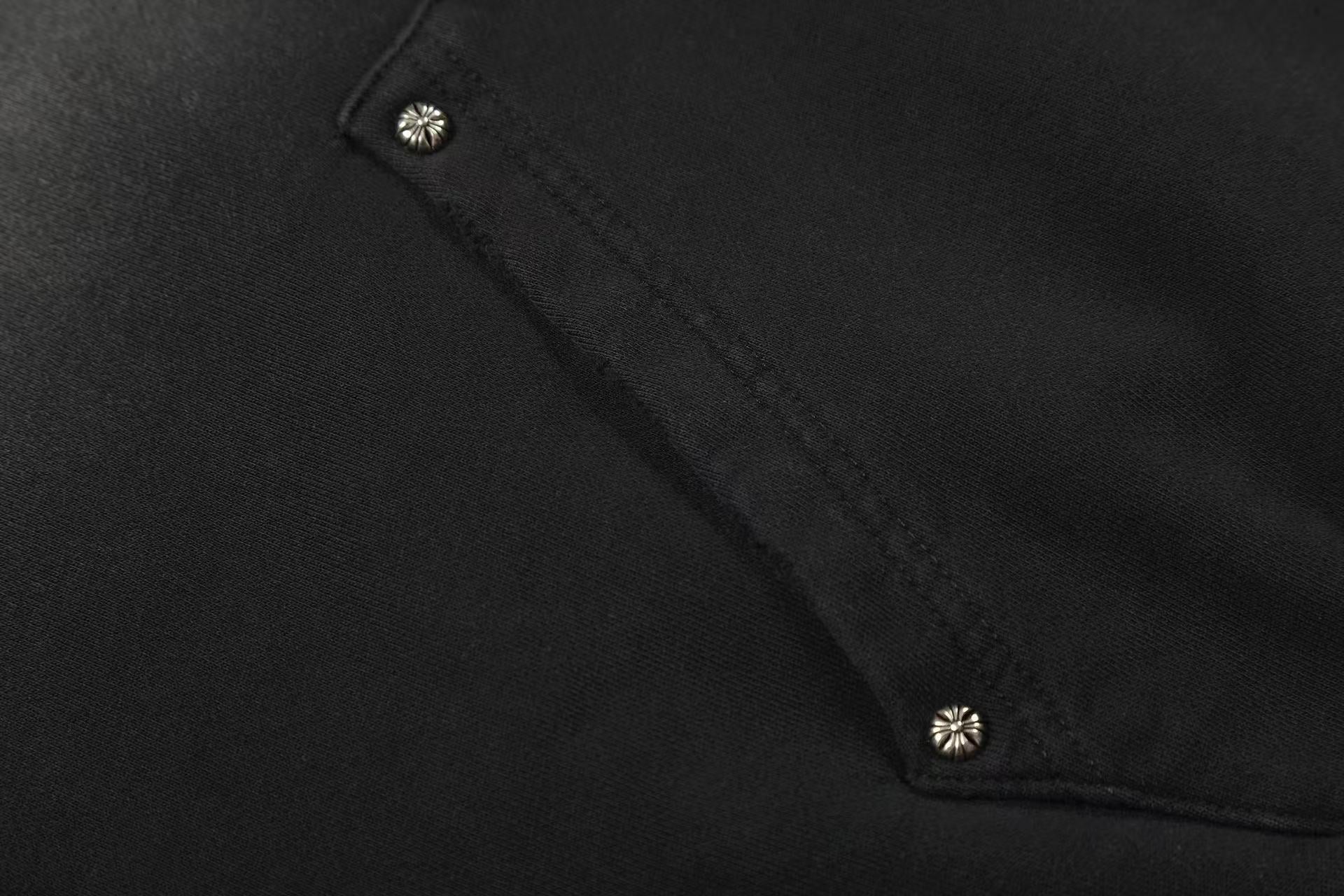 Wash Gradient 23 Plaid Patch Zip-Up Hoodie