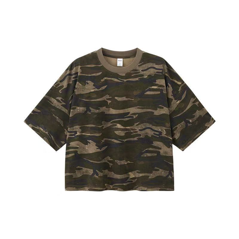 Vintage Camo Boxy Fit T-Shirt