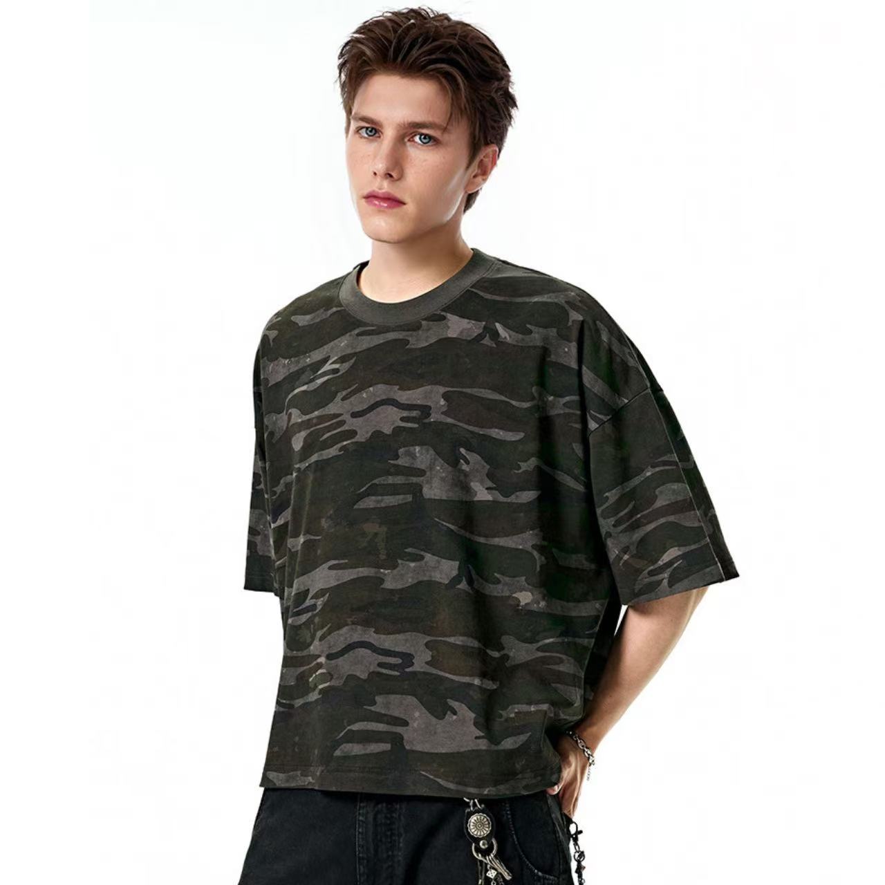 Vintage Camo Boxy Fit T-Shirt