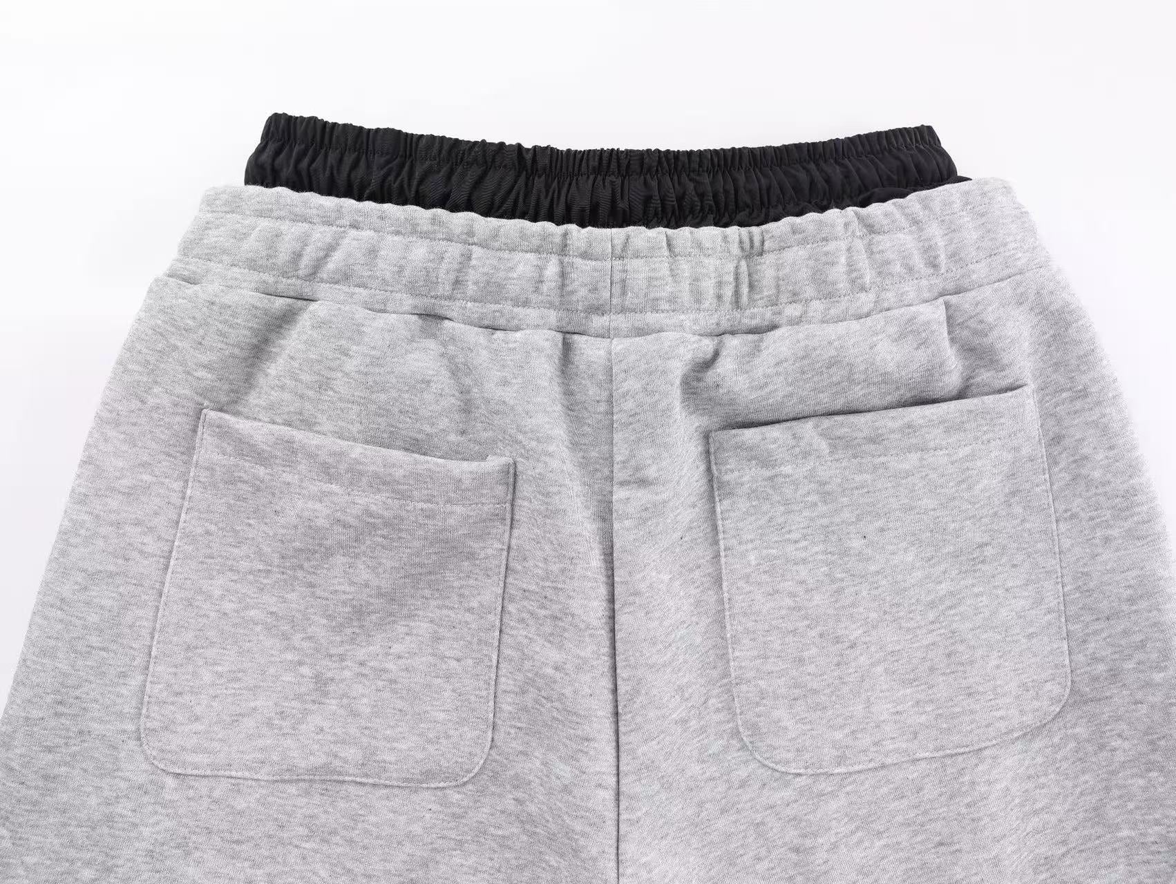 Streetwear Side Stripe Baggy Wide-Leg Sweatpants