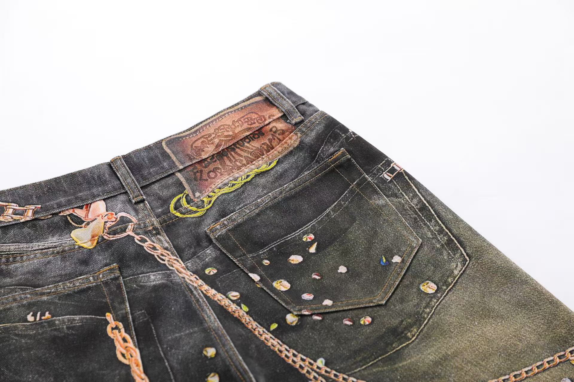 Street-Style 3D-Print Graffiti Jeans