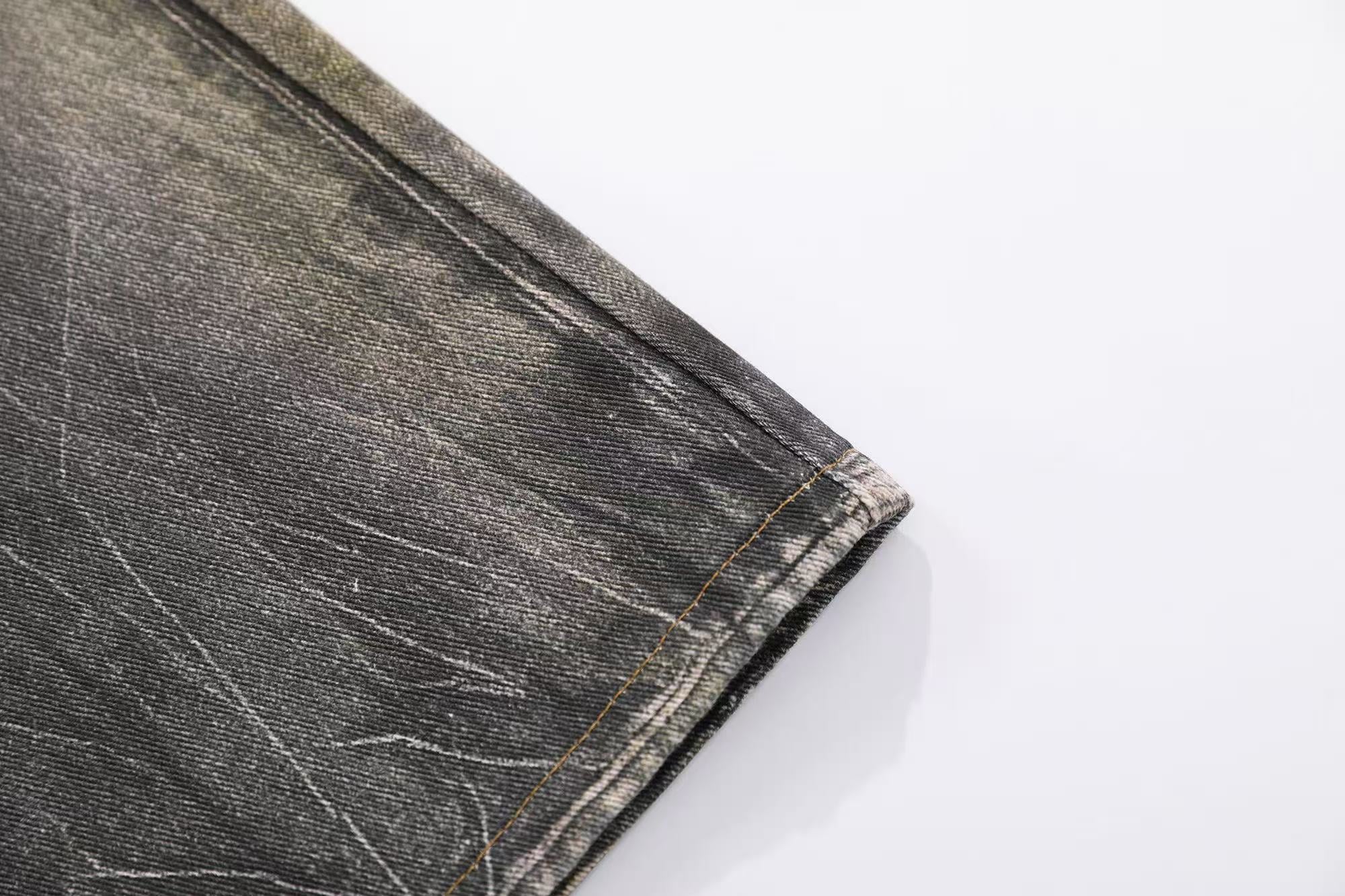 Street-Style 3D-Print Graffiti Jeans