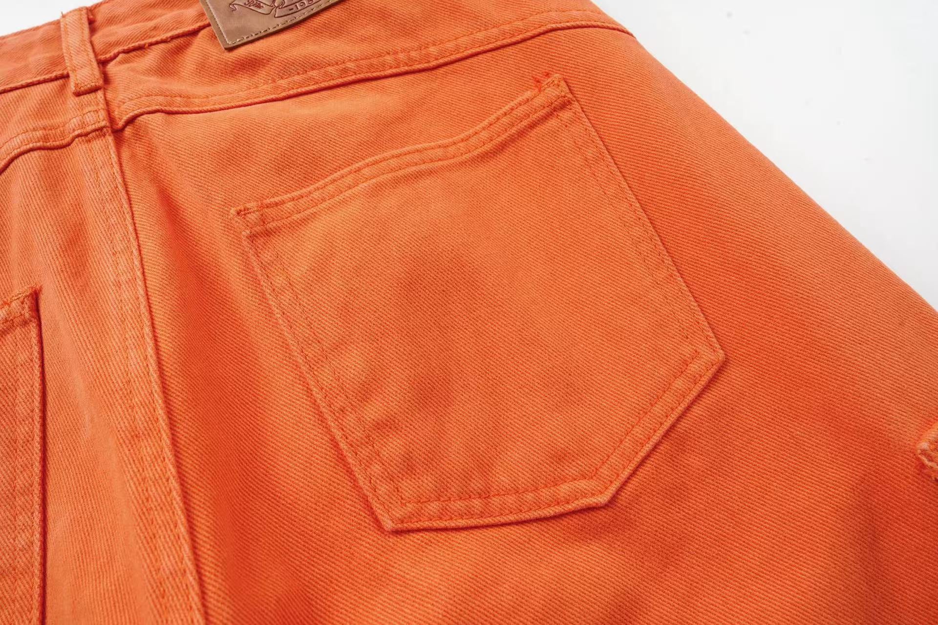 Streetwear Multi-Pocket Wide-Leg Cargo Pants