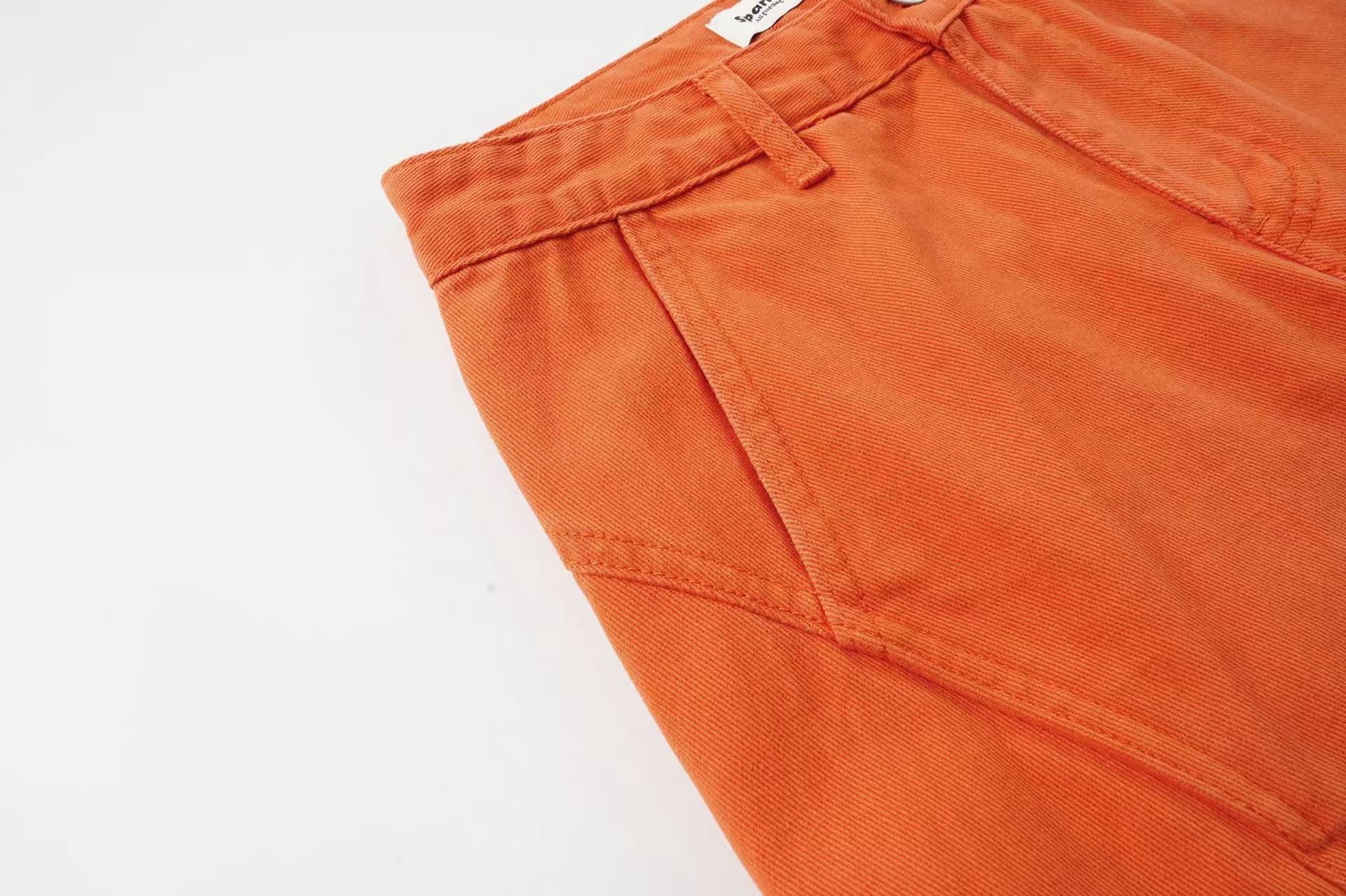 Streetwear Multi-Pocket Wide-Leg Cargo Pants