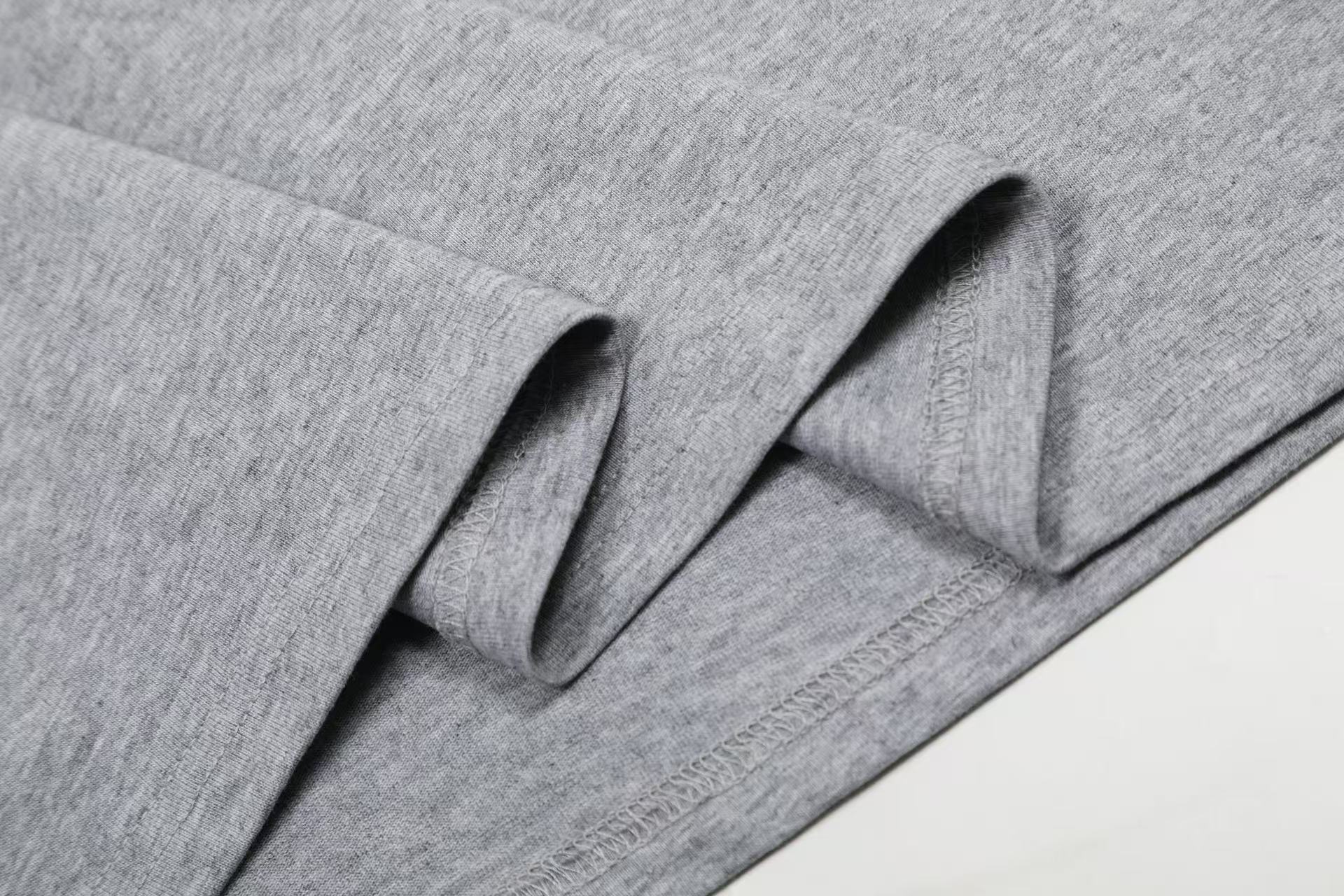 Streetwear Text Embroidery T-Shirt