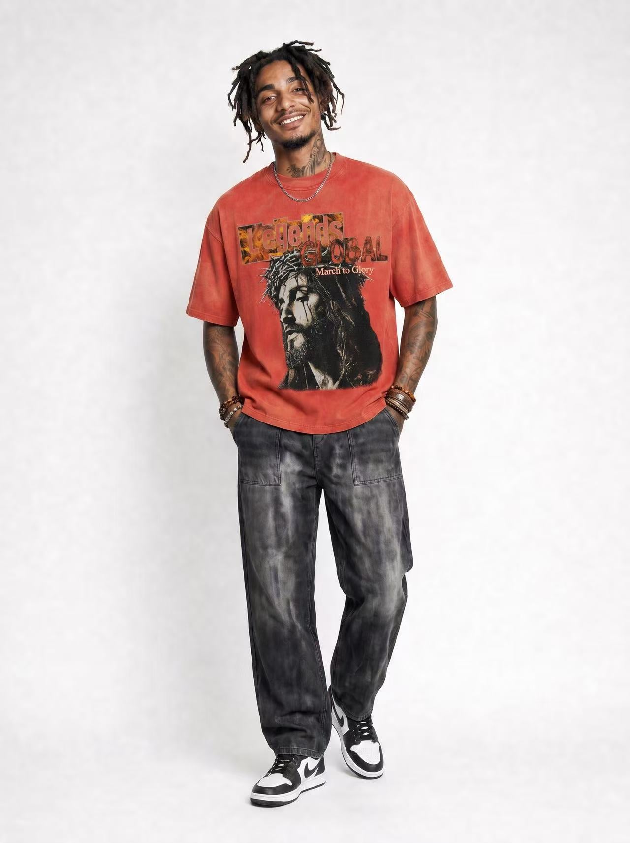 Streetwear Image Of Jesus T-Shirt
