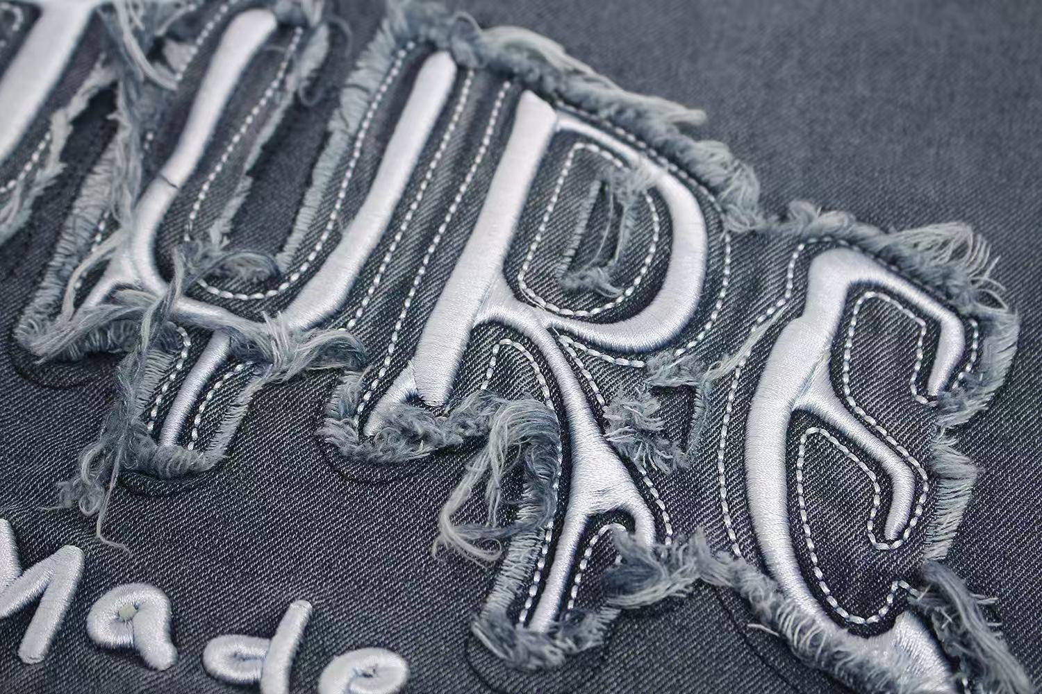 Distressed Vintage Word Print T-Shirt