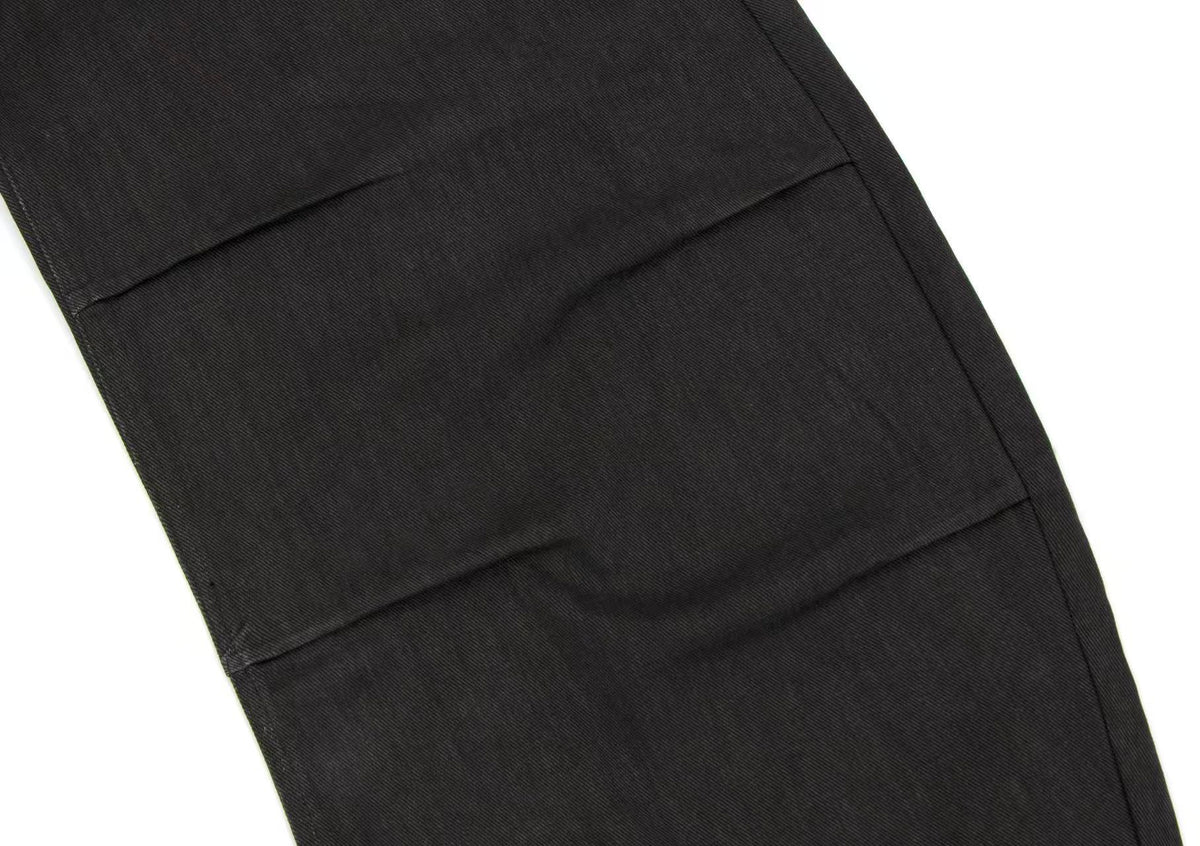 Multi-Button Pleated Baggy Cargo Pants