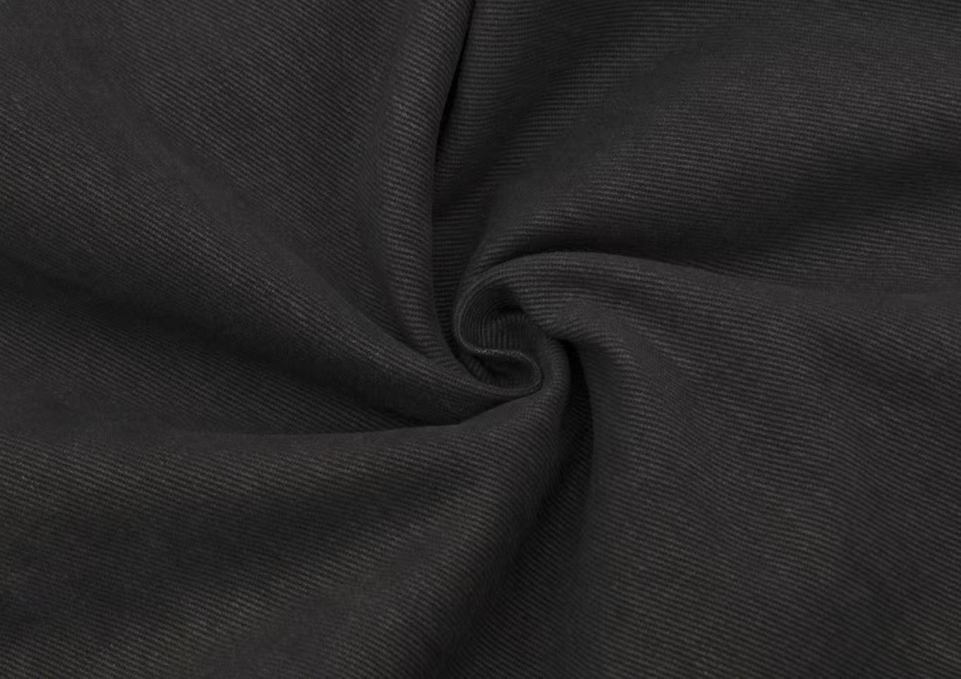 Multi-Button Pleated Baggy Cargo Pants