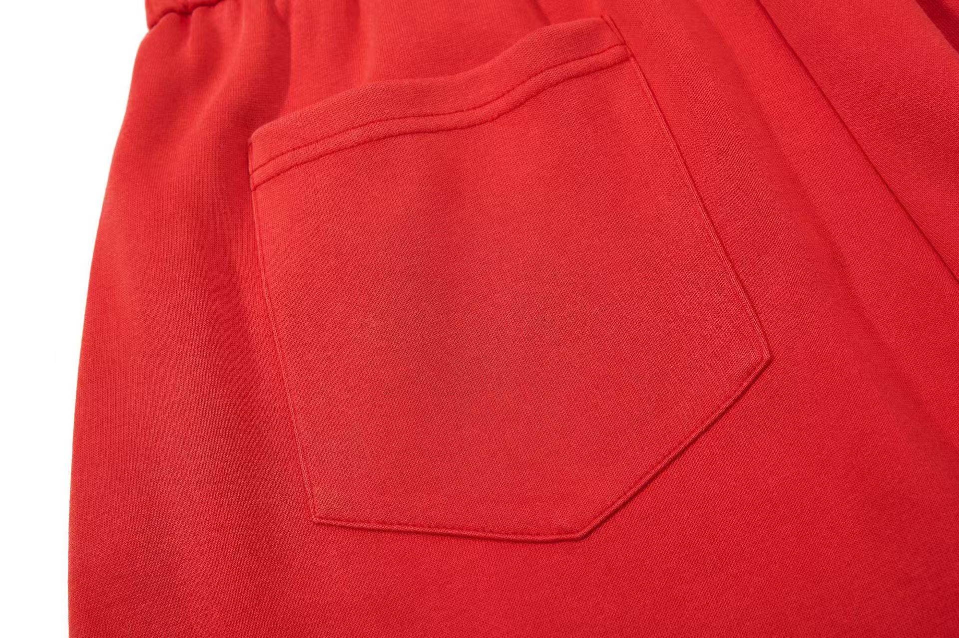 Crest Embroidered Baggy Wide-Leg Sweatpants